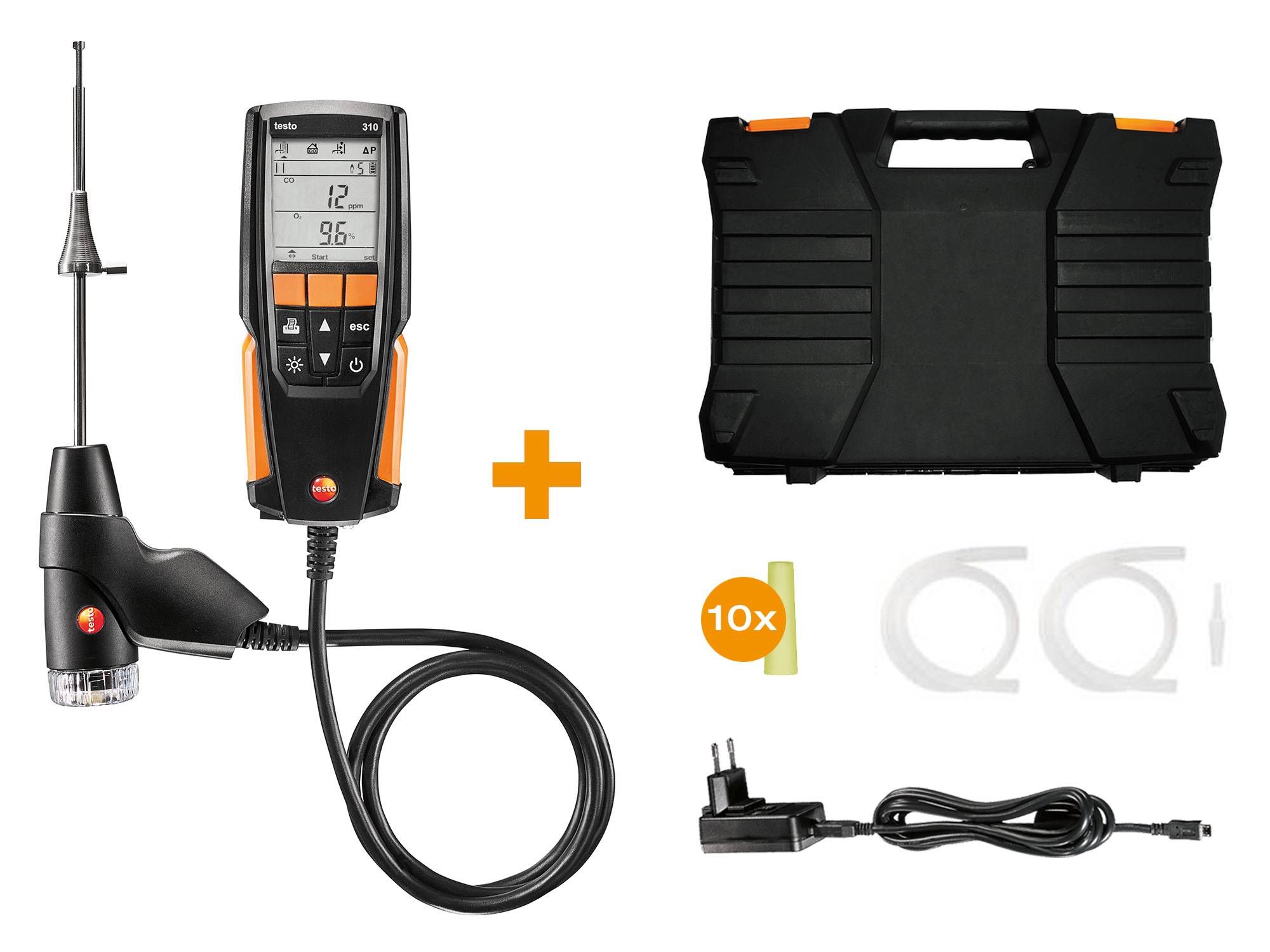 德圖testo 310入門級煙氣分析儀testo310